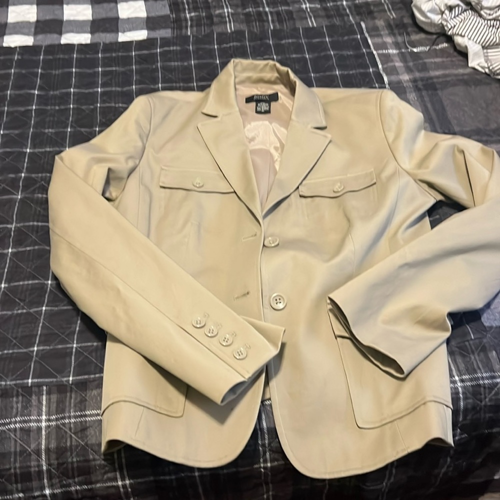 Cute khaki blazer for spring size 10